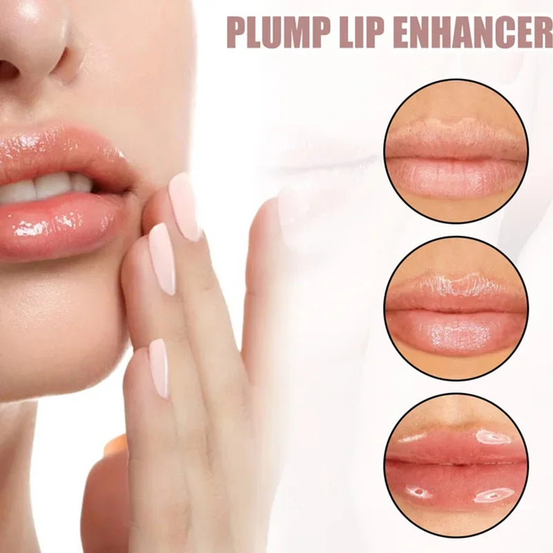 Instant Volumising Lips Serum Plumper Repairing Reduce Fine Lines Fuller Filler Bigger Pulp Lips Moisturizing Care Essence 10ML