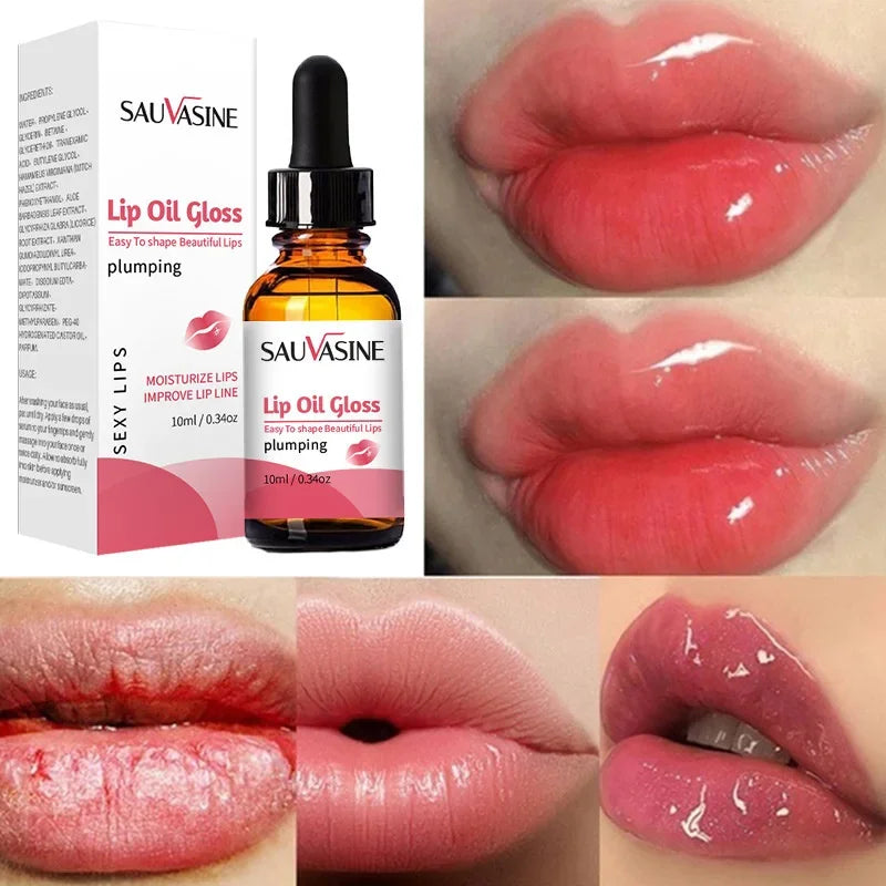 Instant Volumising Lips Serum Plumper Repairing Reduce Fine Lines Fuller Filler Bigger Pulp Lips Moisturizing Care Essence 10ML