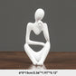 The Thinker Abstract Statues Sculptures Yoga Figurine Nordic Living Room Home Decor Decoration Maison Accessories Desk Ornaments