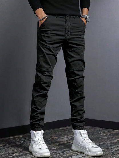 Manfinity Men Solid Slant Pocket Pants