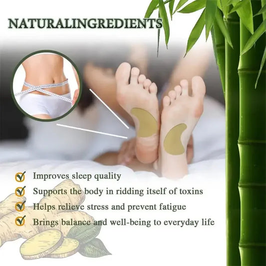 Wormwood Detox Foot Patches Feet Care Relieve Stress Help Sleep Slimming Body Shape Foot Paste Body Toxins Cleansing Weight Loss