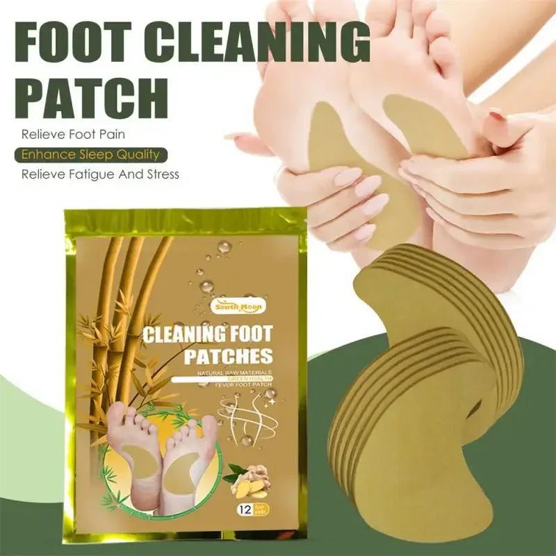 Wormwood Detox Foot Patches Feet Care Relieve Stress Help Sleep Slimming Body Shape Foot Paste Body Toxins Cleansing Weight Loss