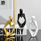 The Thinker Abstract Statues Sculptures Yoga Figurine Nordic Living Room Home Decor Decoration Maison Accessories Desk Ornaments